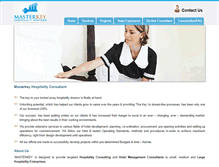 Tablet Screenshot of masterkeyhospitality.com